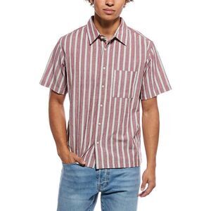 Sovereign Code Mens  Stripe Shirt, Red